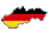 Stolové vlajky - Deutsch